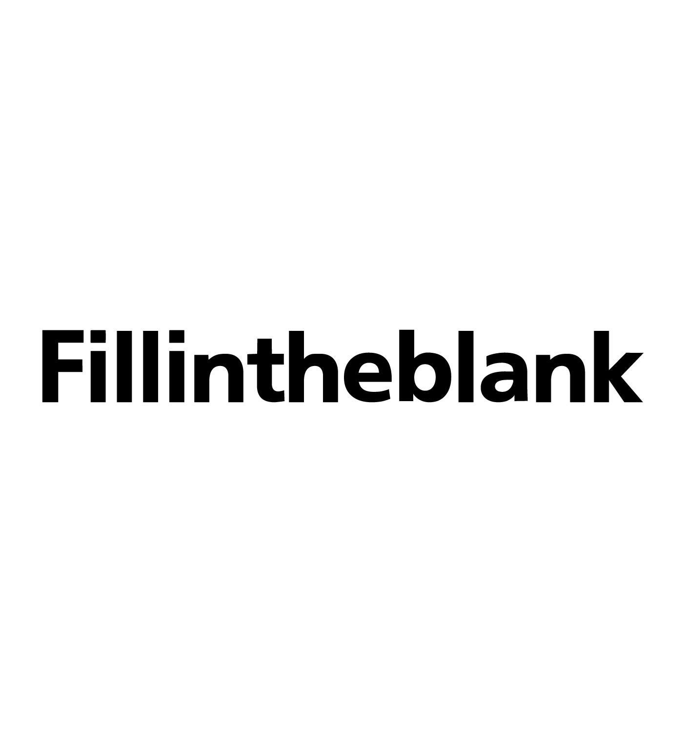 FILLINTHEBLANK 로고